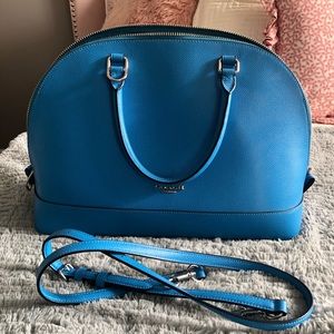 Blue coach purse